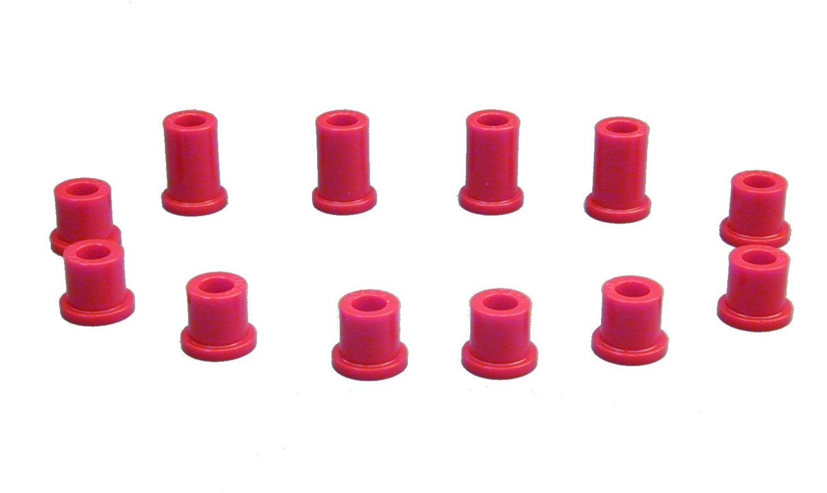 Red Suspension Upgrade Kit Prothane 18-1007 Red Front Spring Eye