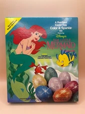 SunHill Disney's The Little Mermaid Pearlized Easter Egg Color & Sparkle Kit-NIB