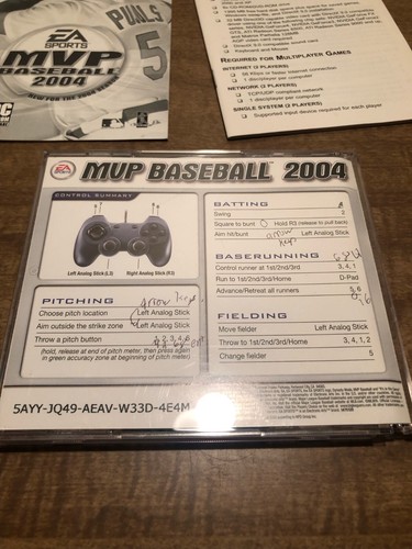 MVP Baseball 2004 PC EA Sports Computer Game - Picture 9 of 14