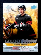 JOSEPH VELENO 2019-20 UPPER DECK TEAM CANADA JUNIORS GOLDEN FUTURES #GF-11 47354