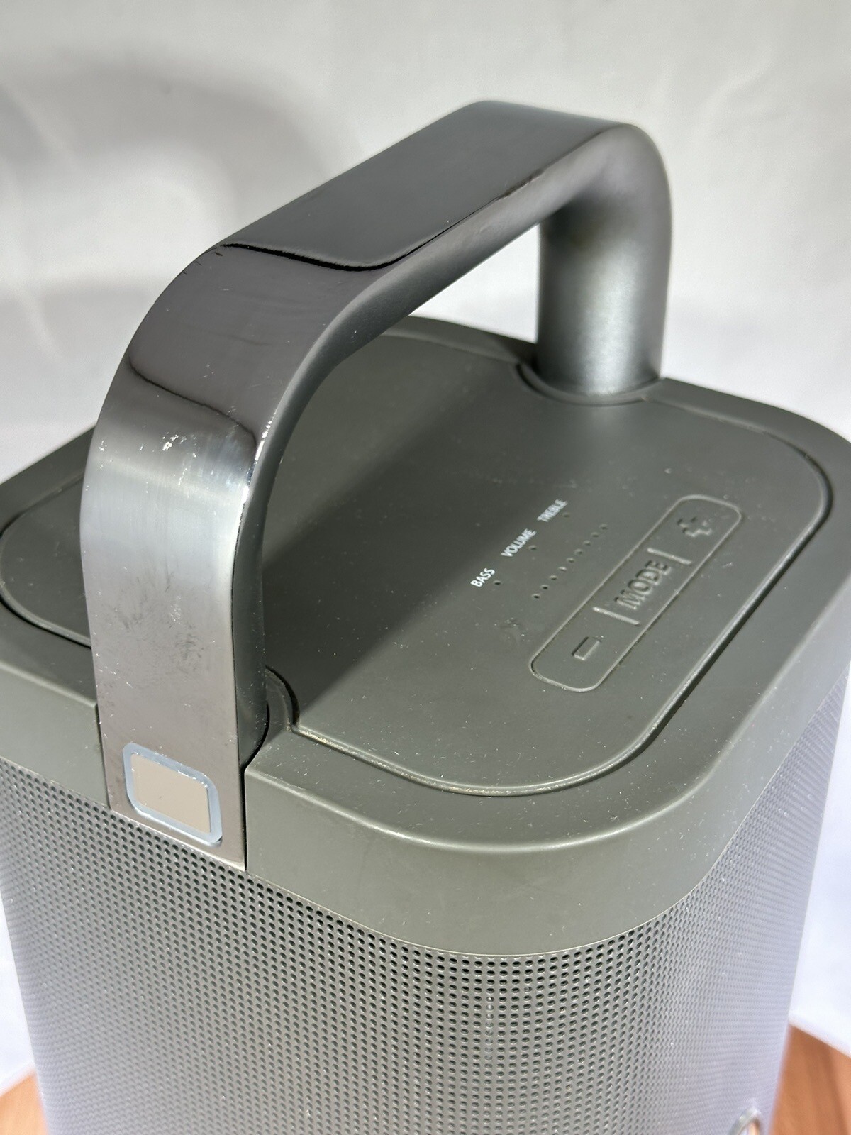 Brookstone Big Blue Party Speaker TESTED Working Charger Included eBay