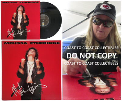 Melissa Etheridge Signed Self-Titled Album COA Proof Autographed Vinyl Record