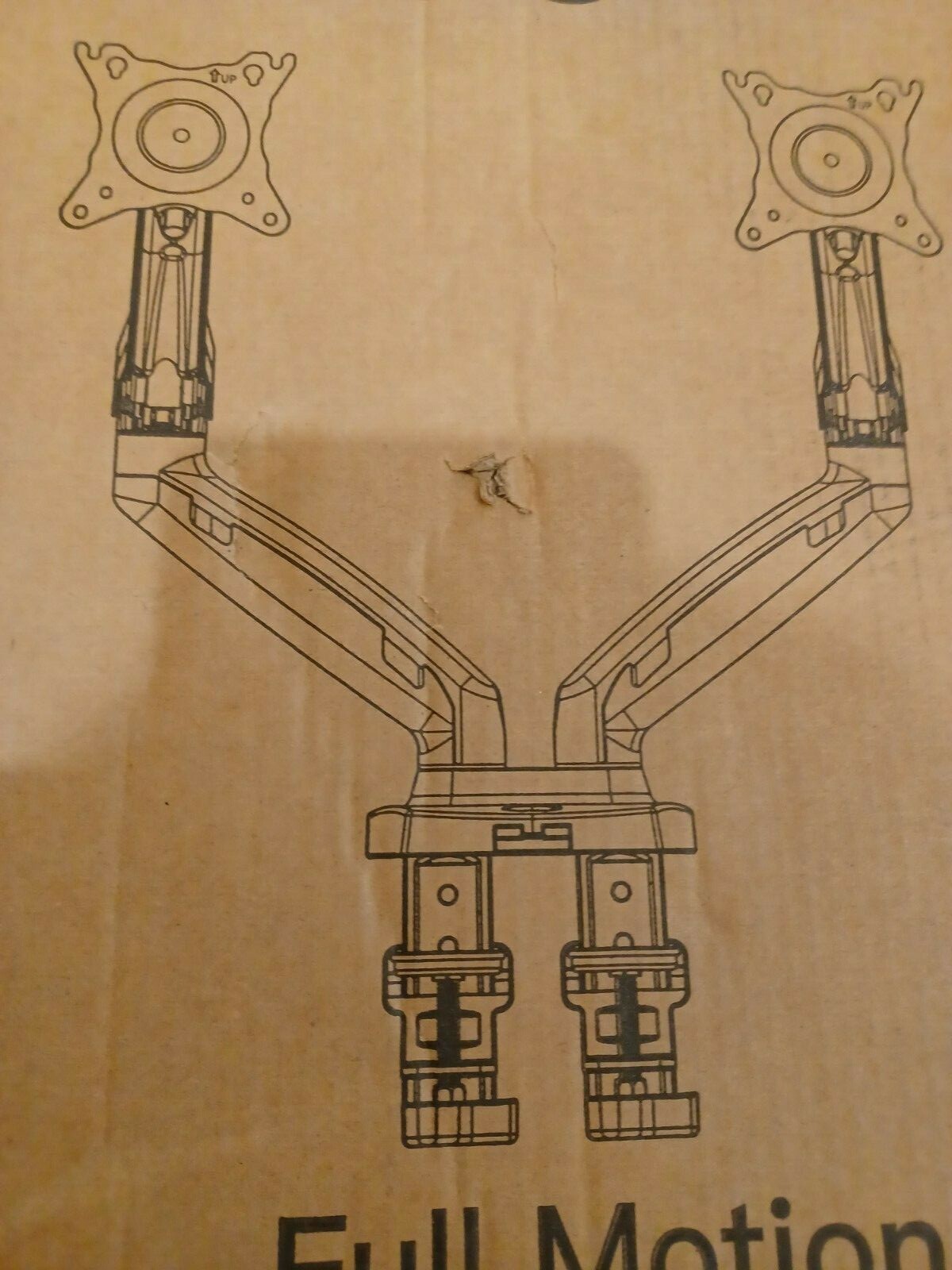 Huanuo HNDS6 Full Motion Desk Monitor Mount eBay