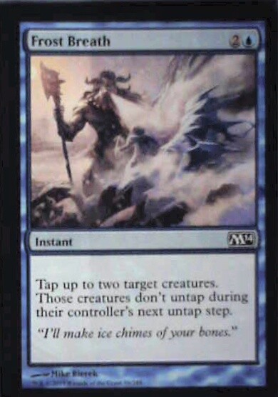 Frost Breath Magic 2014 M14 #56 MTG NM R137 Rare Card