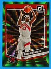 2023-24 Panini Donruss Basketball Holo Green Laser Pascal Siakam #132 Raptors
