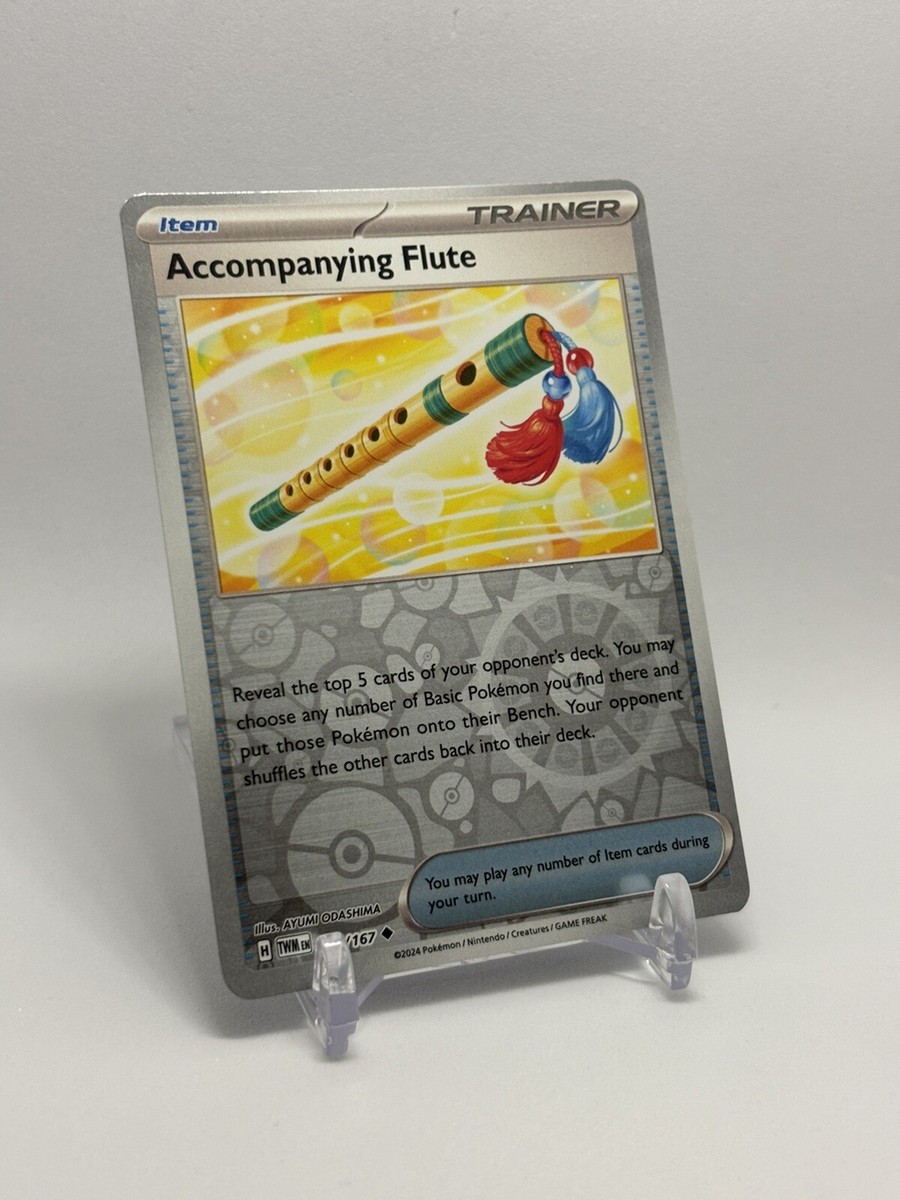 Accompanying Flute - 142/167 Twilight Masquerade REVERSE Holo