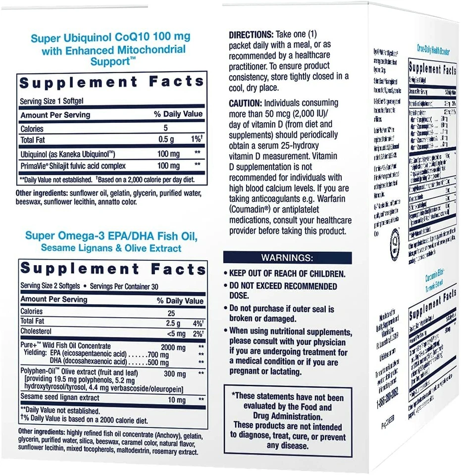 Life Extension комплексные пакеты питательных веществ улучшенные поливитамины, минералы 30 шт. - Изображение 2 из 4