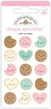 Crafts Doodlebug Sprinkles Bake Me Happy Cookies Bites Faces Sprinkles Heart
