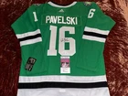 Autographed/Signed Joe Pavelski Dallas Green New Hockey Jersey JSA COA