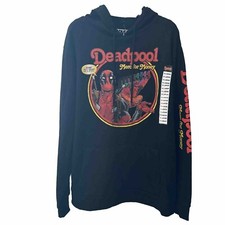 Marvel Deadpool   Merc For Money  Men  s Hoodie Size XL