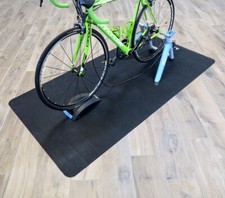 Tappeto per rulli bici antivibrazioni in gomma da 4 mm - 200x100 cm