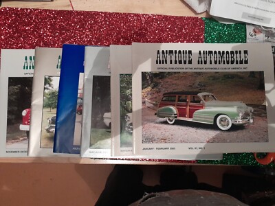 Antique Automobile Magazine Lot Of 6 2003 Complete Year AACA