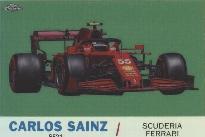 2021 Topps Chrome Formula 1 - Carlos Sainz #T61-CS - 1 of 1