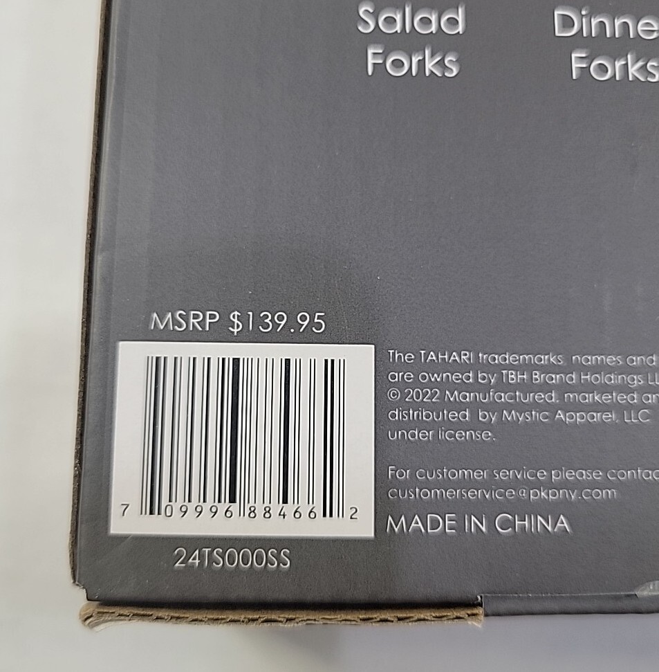 Tahari Home Flatware 20pc Set Stainless SteelNew in Box! eBay