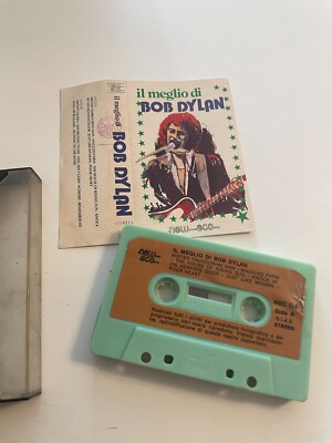 ''il meglio di Bob Dylan'' rare Italian cassette tape k7 / no lp cd promo