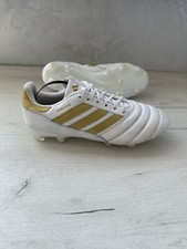 Adidas Copa Icon Mundial.1 FG White Gold Rare Football Soccer Cleats Boots