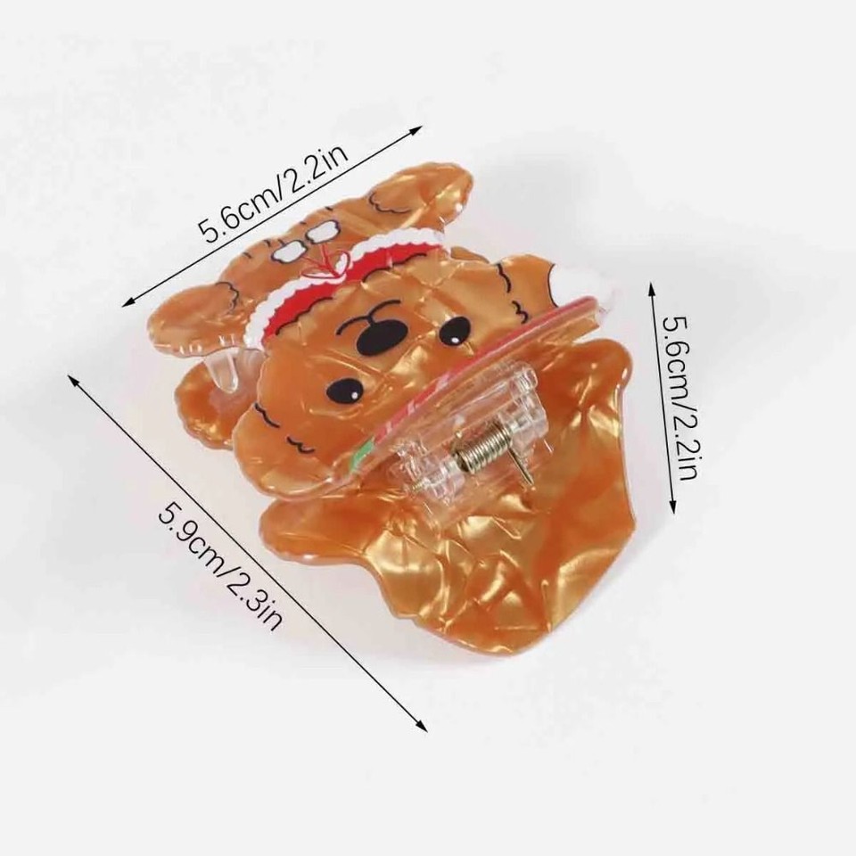 Puppy Animal Dog Hair Claw PVC Christmas Shark Clip Cat Hair Clip