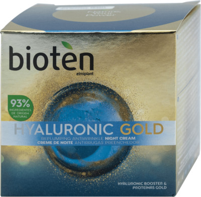 Bioten HYALURONIC GOLD - Anti-Falten Nachtcreme, 50ml