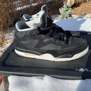 jordan black suede shoes