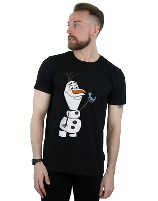 Disney Uomo Frozen Olaf And Salamander Maglietta