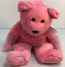 Ty Beanie Buddy Clubby 5th Anniversary Edition Pink Bear 2002