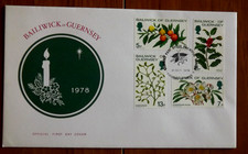 Guernsey- Christmas 1978 - 31 October 1978 - FDC + Insert - VGC