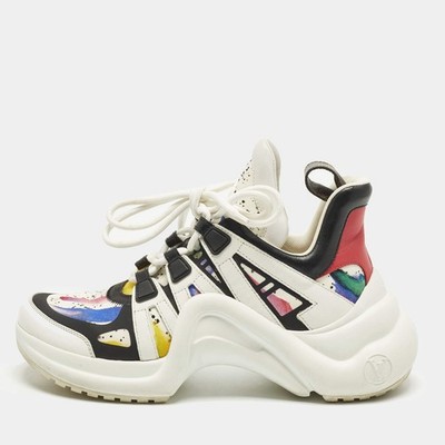 Louis Vuitton Archlight Größe 38 Mehrfarbig Stoff Und Leder Low Top Sneaker