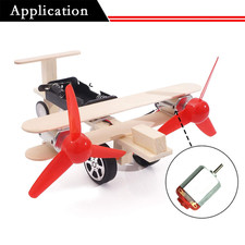 6 Set DC Motors Kit, Mini Electric Hobby Motor 3V -12V 25000 RPM Strong Magne...