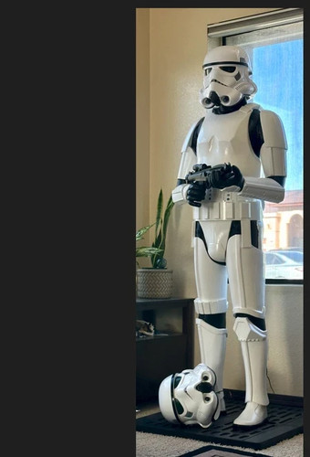Star Wars Home Depot Stormtrooper BLASTER ONLY* prop swap replace candy cane