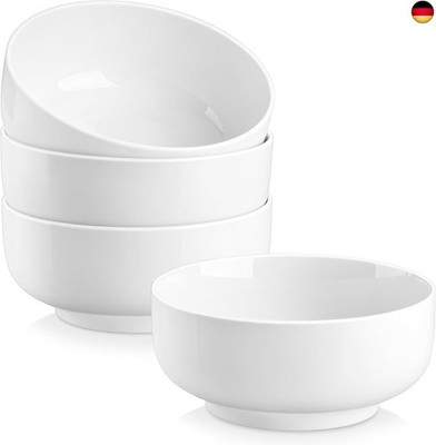 MALACASA Serie Regular, 4-teilig Müslischalen Set, 800ml Suppenschalen, 