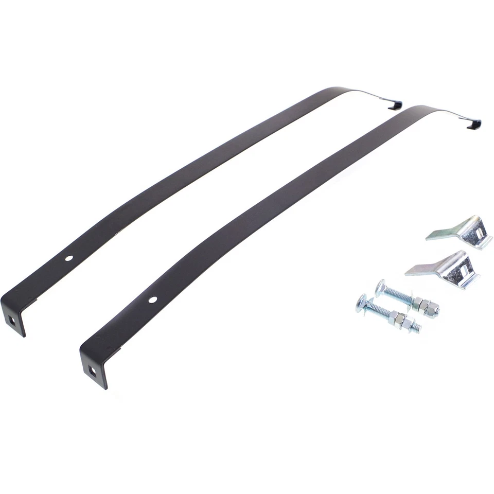 Set of 2 Fuel Tank Straps Gas For Chevy Chevrolet Corvette 1963-1969 Pair Foto 3 de 4