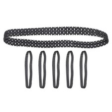  6 pezzi di cingoli in gomma per carri armati: veicoli telecomandati flessibili,