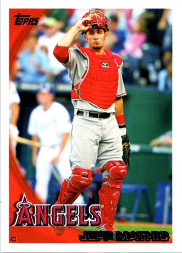 2010 Topps Jeff Mathis #504 Los Angeles Angels Baseball Card | eBay