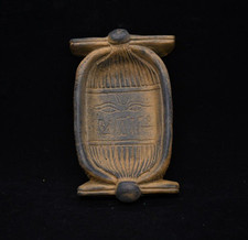 Authentic Ancient Egyptian Antiques Egyptian stone statuette bearing Egyptian BC