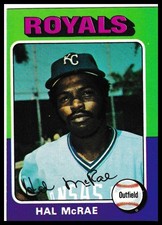 1975 Topps #268 Hal McRae Kansas City Royals
