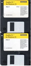 ITHistory (1995) IBM PC Software  HEALTHY PC For Win 95 V 1.0 (Symantec 2 X 3.5"