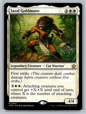 Jazal Goldmane - #497 - Foundations Rare - Near Mint or Better