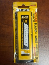 Olfa LB50B 18mm Snap-Off Heavy-Duty Silver Bl...