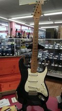 Fender Custom Shop Stratocaster Relic Black Raw Vintage Saddles Missing