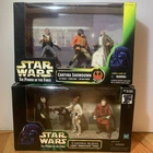 2 NIB Star Wars  POTF Cantina Showdown & Cantina Aliens  1997 Kenner 6 Figures