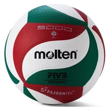 Molten V5M5000 Volleyball Size 5, Soft Touch, Indoor/Outdoor PU Microfiber Ball