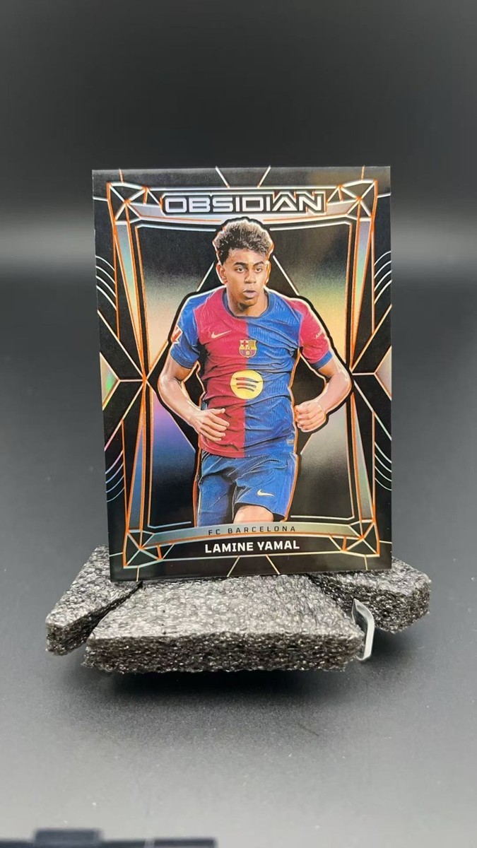 2024-25 Panini Obsidian - Lamine Yamal #11 Electric Etch Orange