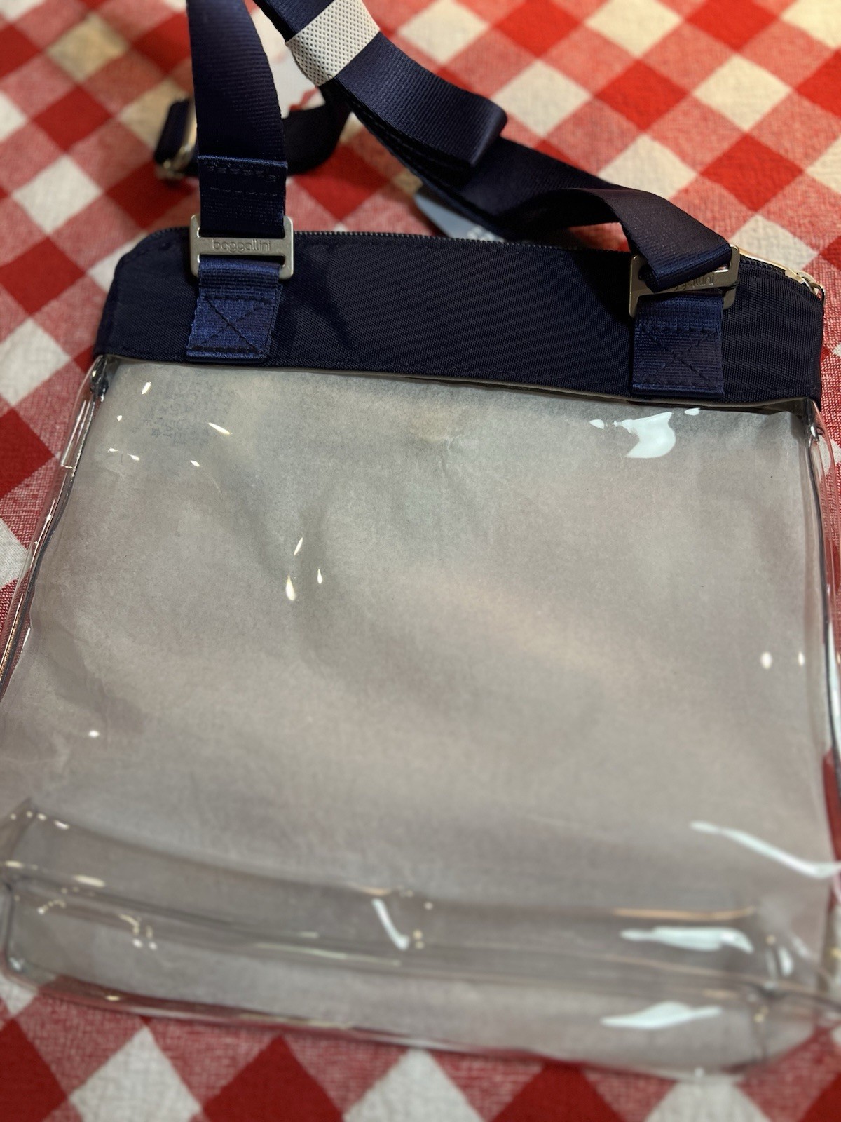 Baggallini womens Clear Stadium Crossbody PurseStadium-NWT!