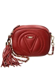 Valentino By Mario Valentino Nina Signature Leather Crossbody Women's Red