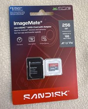 SanDisk ImageMate microSDXC UHS-I Card With Adapter 256 GB BRAND NEW!!!!!