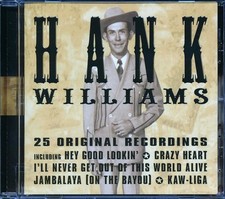 CD Hank Williams - 25 Original Recordings