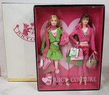 JUICY COUTURE BARBIE DOLL SET 2004 GOLD LABEL...