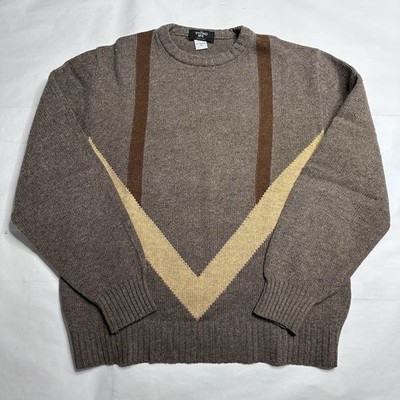 VITTORIO REX MADE IN ITALY MENS ITALIAN 100% Merino WOOL XL Sweater