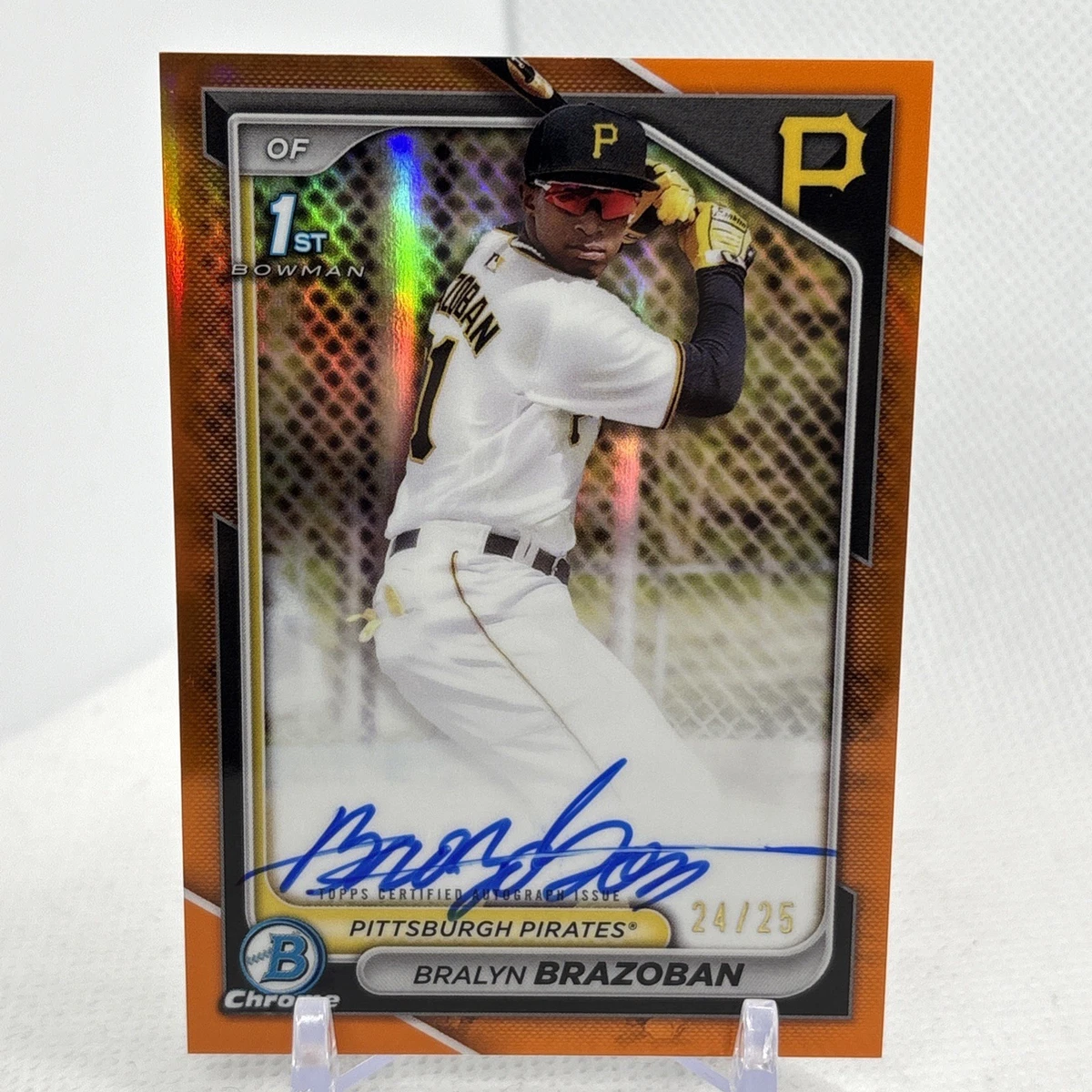 Bowman Chrome Orange Auto for sale | eBay