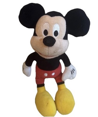 Disney Just Play Mickey Mouse plush, approx. 10 inches tall.